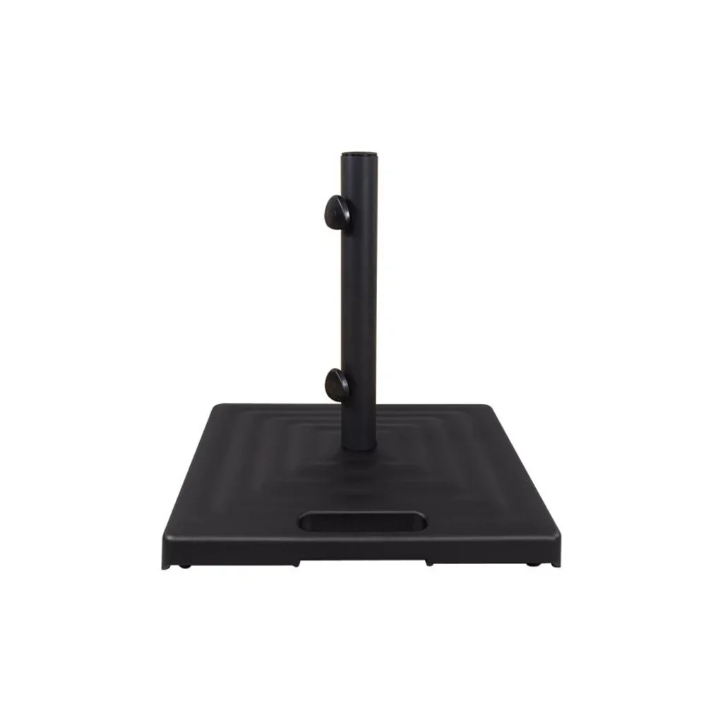 Monaco Square Umbrella Base with Wheels – Black
